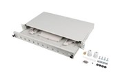 Netzwerkzubehör - Lanberg patch panel - 1U - 19" - 12 x SC simplex / 12 x LC duplex - FOP1-12SS-LDS