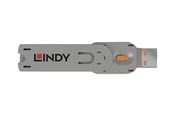 Systemzubehör - Lindy USB Type A Port Blocker Key - USB port blocker - 40623
