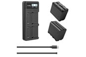 Batterien und Batteriegriffe - SmallRig 3823 NP-F970 Battery & Charger Kit - 3823