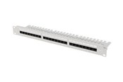 Netzwerkzubehör - Lanberg patch panel - 1U - 19" - with shelf - PPU6-1124-S