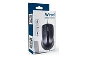 Maus - Gembird - mouse - USB - Maus (Schwarz) - MUS-4B-01L