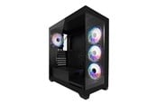 Gehäuse - LC Power 715B - midi-tower - ATX - Gehäuse - Tower - Schwarz - LC-715B-ON