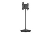 Wandhalterungen, AV-Halterungen & AV-Möbel - Multibrackets M Pro Series stand - modular - for 2 LCD displays - single pole floorbase round B2B - black - Max 100 kg - recommended for 65" - 7350105219115