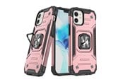 Handys - Cover & Cases - Wozinsky Ring Armor iPhone 14 case armored cover magnetic holder ring gold - 9145576265482