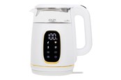 Wasserkocher - Adler Wasserkocher AD 1305 - kettle - white/gold - Weiß/Gelb - 2200 W - AD 1305WG