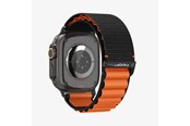 Smartwatch - Accessories - Spigen Fabric Band (hook) - black orange - Apple Watch 49mm/46mm/45mm/44mm - AMP10145