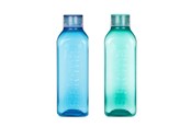 Küchenzubehör - Sistema 1L Square Bottle 2 Pack - 82024