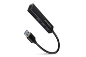 USB-Hubs - AXAGON SuperSpeed USB-A Hub with 3 USB Ports and Gigabit LAN USB-Hubs - USB 3.2 - 3 - Schwarz - HMA-GL3A