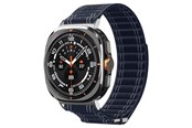 Smartwatch - Accessories - Spigen Fabric Band (hook-and-loop) - navy - Samsung Galaxy Watch Ultra 47mm - AMP10148
