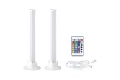 Lampen - EGLO GAMER LIGHT Tischlampen-Set – Weiß, 2x3,3W RGBW + 3000K - 75957