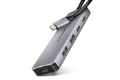 USB-Hubs - AXAGON Combo 5-in-1 USB-C 5 Gbps Hub USB-Hubs - USB 3.1 - 5 - silber - HMC-5H60