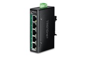 Switches - TRENDnet TI-PGLC50 - Version V1 - switch - industrial mini - 5 ports - TAA Compliant - TI-PGLC50