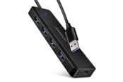 USB-Hubs - AXAGON SuperSpeed USB-A Travel Hub USB-Hubs - USB 3.2 - 4 - Schwarz - HUE-C1A