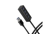 USB-Hubs - AXAGON SuperSpeed USB-A Mini Hub with 1.2 m Cable USB-Hubs - USB 3.2 - 4 - Schwarz - HUE-M1AL