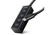 USB-Hubs - AXAGON SuperSpeed USB-C Mini Hub USB-Hubs - USB 3.2 - 4 - Schwarz - HUE-M1C