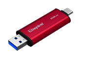 SSD - Kingston Dual Portable SSD - 512GB - Extern SSD - Schwarz - USB 3.2 Gen 2 - SPSD/512GB