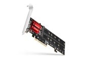 Speicherzubehör - AXAGON PCIe Adapter for 2 × NVMe M.2 SSD - PCEM2-ND