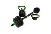 Sport & Fitness - ASG 20 kg. Vægtsæt - Sort/Grøn - ASG4461BL/GRONE SIZE