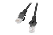 Netzwerk - Kabel - Lanberg patch cable - 25 cm - black RAL 9004 - Schwarz - 0.25m - PCU5-20CC-0025-BK