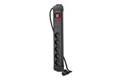 Stromkabel (Extern) - Lanberg SP1 - power strip - 2500 Watt - SP1-05E-0300-BK
