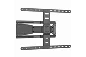 Wandhalterungen, AV-Halterungen & AV-Möbel - Gembird mounting kit - for TV - full motion - fine texture black - Max 50 kg - recommended for 90" - WM-90ST-02