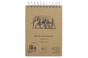 Blöcke, Formulare und Notizbücher - SMLT Drawing pad SKITSE NATUR. BROWN A5. 135g - SM103-A5
