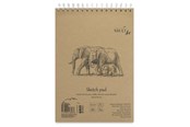 Blöcke, Formulare und Notizbücher - SMLT Drawing pad SKITSE NATUR. BROWN A4. 135g - SM103-A4