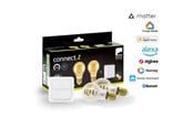 Smart-Home - EGLO E27 LED-Z MATTER A60 CCT 7W 806lm amber 2-pack w/switch - 110419