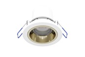 Smart-Home - EGLO YEBRA-Z MATTER recessed spot Ø87 RGB/CCT 490lm white/gold - 902299