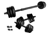 Sport & Fitness - ASG 15 kg Weightlifting Set - ASG4470BLACKONE SIZE
