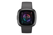 Smartwatches, Pulsuhren, Sportuhren & Schrittzähler - Fitbit Sense 2 - graphite aluminium - smart watch with infinity band - shadow grey - FB521BKGB-US