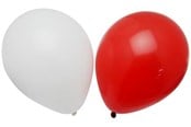 Hobby-Zubehör - SCANSEASON Balloon red and white 12 pcs. 23cm. - 253010