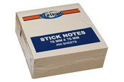 Papier, Fotopapier und Etiketten - CENTRUM StickNotes 75*75mm. 400 sheets. Pastel yellow - 88543
