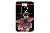 Utensilien zum Schreiben und Zeichnen - Creative Craft Group Colored pencils 12 pcs. in metal box - AR0231/GE