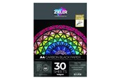 Hobby-Zubehör - Zieler Black paper pad A4 30 sheets140g - Z09299337