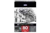 Hobby-Zubehör - Zieler Sketchbook JUMBO SPIRAL A5 140g. - Z09608108