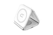 Handys - Anderes Zubehör - Dudao A11N 15W 3in1 Inductive Charger - White + USB-C / USB-C Cable - 6973687249489