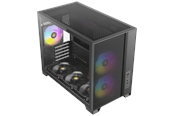 Gehäuse - Antec FLUX M - Gehäuse - Minitower - Schwarz - 0-761345-10253-7