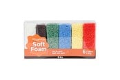 Hobby-Zubehör - Creativ Company - Soft Foam Clay Standard Colors 6x10gr. - 78058