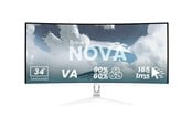 Monitor - 34" Arozzi Nova 34″ Curved computer monitor - AZ-NO-34T2K165-WT