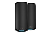 Wlan Router - Netgear Orbi 970 Series RBE972SB - Wi-Fi system - Wi-Fi 7 - desktop - Mesh router 802.11a/b/g/n/ac/ax/be (Wi-Fi 7) - RBE972SB-100EUS