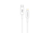 USB Kabel - Dudao L6X USB-C - Lightning PD 20W 1m Cable - White - 6970379617649