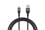 USB Kabel - Dudao L3SM USB-A - MicroUSB 3A 1.2m Braided Cable - Black - 6976625333028