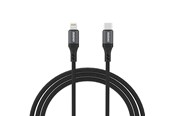 USB Kabel - Dudao  L3CL USB-C - Lightning 30W Braided Cable 1.2m - Black - 6976625333073