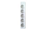 Schaltereinheiten - E-line Socket with 5 outlets - 8531113