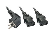 Stromkabel (Extern) - Lindy - power cable - power CEE 7/7 to power IEC 60320 C13 - 30048