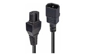 Stromkabel (Extern) - Lindy Hot Condition Type - power extension cable - IEC 60320 C14 to IEC 60320 C15 - 2 m - 30314