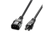 Stromkabel (Extern) - Lindy C5 to C14 Mains Cable - 2m - 30341