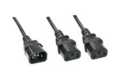 Stromkabel (Extern) - Lindy - power splitter - IEC 60320 C14 to power IEC 60320 C13 - 1 m - 30363