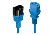 Stromkabel (Extern) - Lindy - power extension cable - power IEC 60320 C13 to IEC 60320 C14 - 1 m - 30471